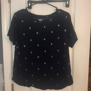 Palm tree & pineapple t-shirt